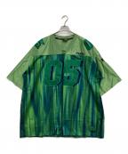 FUBUフブ）の古着「ゲームシャツ」｜グリーン