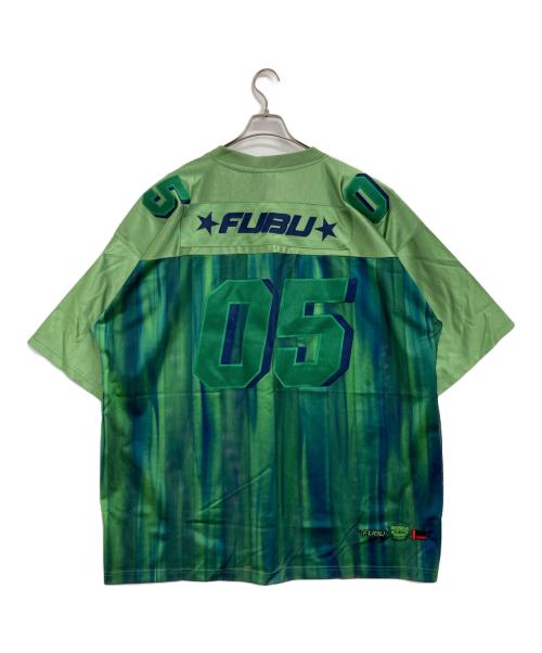 FUBU（フブ）FUBU (フブ) ゲームシャツ グリーン サイズ:XXXLの古着・服飾アイテム