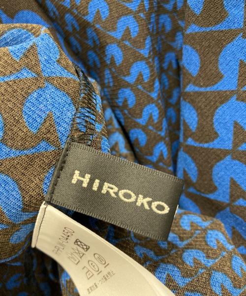 HIROKO KOSHINO（ヒロコ コシノ）HIROKO KOSHINO (ヒロコ コシノ) ワンピース ブルー サイズ:40の古着・服飾アイテム