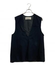INSCRIRE（アンスクリア）の古着「ベスト」｜ブラック