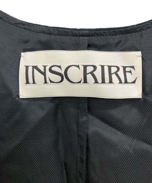 INSCRIRE（アンスクリア）INSCRIRE (アンスクリア) ベスト ブラック サイズ:38の古着・服飾アイテム