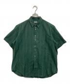 COMME des GARCONS HOMMEコムデギャルソン オム）の古着「半袖シャツ」｜グリーン