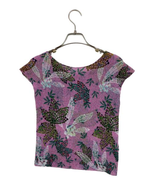 me ISSEY MIYAKE（ミーイッセイ ミヤケ）me ISSEY MIYAKE (ミーイッセイ ミヤケ) カットソー パープル サイズ:表記なしの古着・服飾アイテム