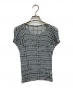 me ISSEY MIYAKEミーイッセイ ミヤケ）の古着「カットソー」｜グリーン