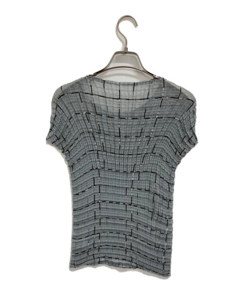 me ISSEY MIYAKE（ミーイッセイ ミヤケ）me ISSEY MIYAKE (ミーイッセイ ミヤケ) カットソー グリーン サイズ:-の古着・服飾アイテム