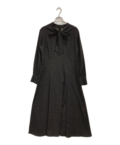 UNTITLED（アンタイトル）UNTITLED (アンタイトル) ドット柄ロングワンピース オリーブ サイズ:2の古着・服飾アイテム