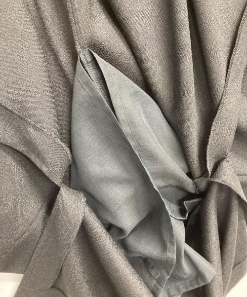 UNTITLED（アンタイトル）UNTITLED (アンタイトル) ジレ風ジャンパードレス ブラック サイズ:2の古着・服飾アイテム