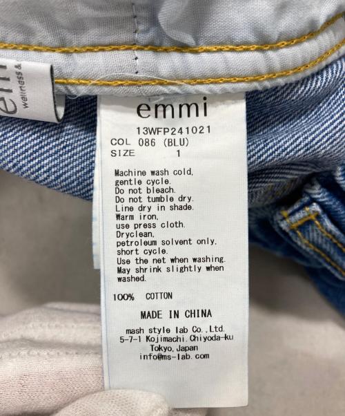 emmi atelier（エミアトリエ）emmi atelier (エミアトリエ) イージールーズデニムパンツ インディゴ サイズ:1の古着・服飾アイテム