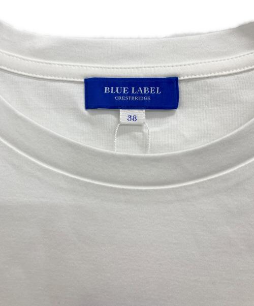BLUE LABEL CRESTBRIDGE（ブルーレーベルクレストブリッジ）BLUE LABEL CRESTBRIDGE (ブルーレーベルクレストブリッジ) Tシャツ ホワイト サイズ:38 未使用品の古着・服飾アイテム