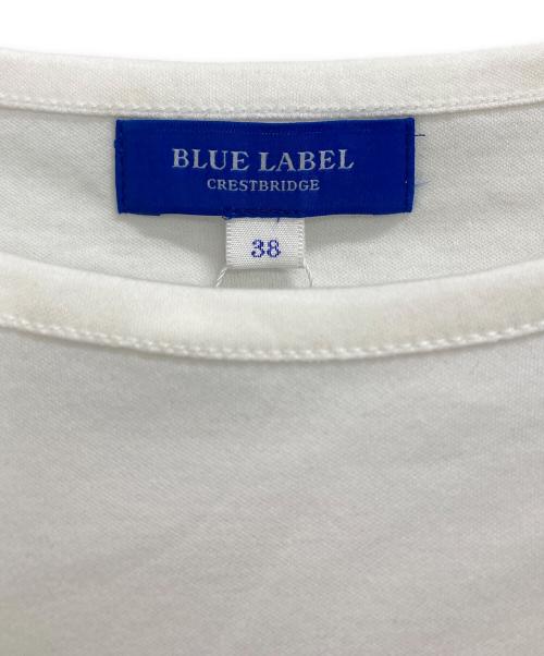 BLUE LABEL CRESTBRIDGE（ブルーレーベルクレストブリッジ）BLUE LABEL CRESTBRIDGE (ブルーレーベルクレストブリッジ) Tシャツ ホワイト サイズ:38 未使用品の古着・服飾アイテム
