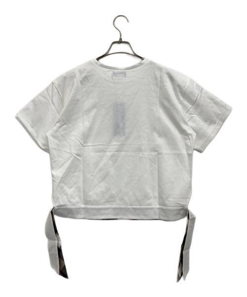 BLUE LABEL CRESTBRIDGE（ブルーレーベルクレストブリッジ）BLUE LABEL CRESTBRIDGE (ブルーレーベルクレストブリッジ) Tシャツ ホワイト サイズ:38 未使用品の古着・服飾アイテム