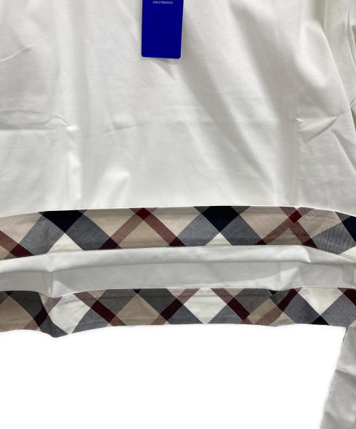 BLUE LABEL CRESTBRIDGE（ブルーレーベルクレストブリッジ）BLUE LABEL CRESTBRIDGE (ブルーレーベルクレストブリッジ) Tシャツ ホワイト サイズ:38 未使用品の古着・服飾アイテム