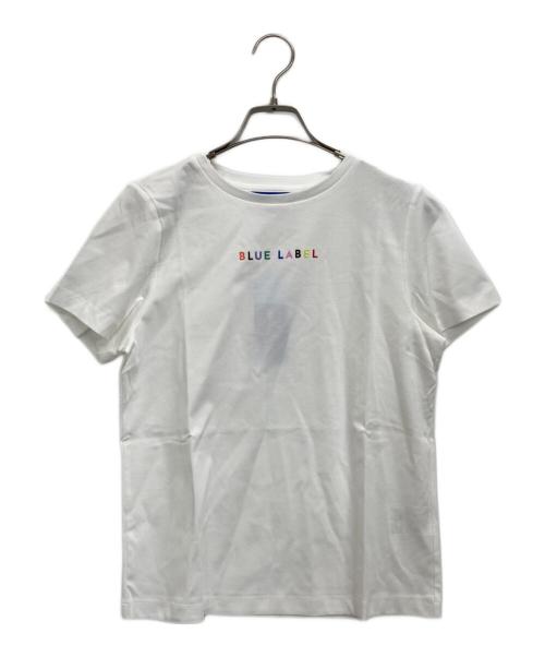 BLUE LABEL CRESTBRIDGE（ブルーレーベルクレストブリッジ）BLUE LABEL CRESTBRIDGE (ブルーレーベルクレストブリッジ) Tシャツ ホワイト サイズ:38 未使用品の古着・服飾アイテム