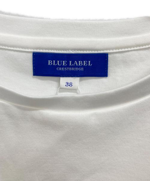 BLUE LABEL CRESTBRIDGE（ブルーレーベルクレストブリッジ）BLUE LABEL CRESTBRIDGE (ブルーレーベルクレストブリッジ) Tシャツ ホワイト サイズ:38 未使用品の古着・服飾アイテム
