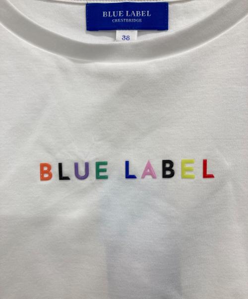BLUE LABEL CRESTBRIDGE（ブルーレーベルクレストブリッジ）BLUE LABEL CRESTBRIDGE (ブルーレーベルクレストブリッジ) Tシャツ ホワイト サイズ:38 未使用品の古着・服飾アイテム