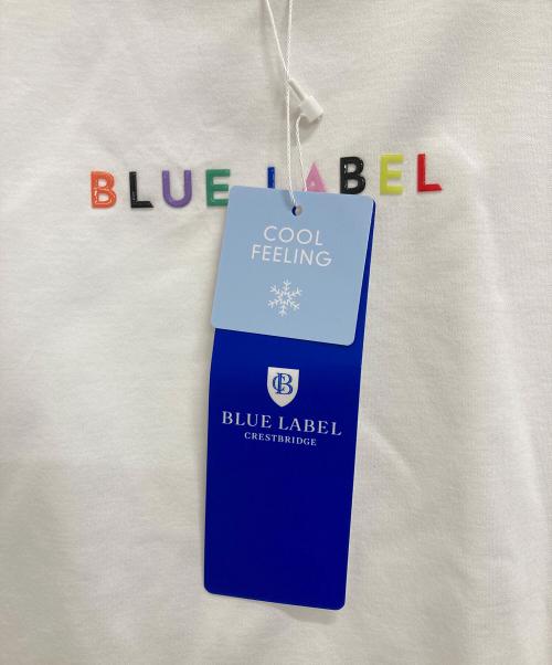 BLUE LABEL CRESTBRIDGE（ブルーレーベルクレストブリッジ）BLUE LABEL CRESTBRIDGE (ブルーレーベルクレストブリッジ) Tシャツ ホワイト サイズ:38 未使用品の古着・服飾アイテム