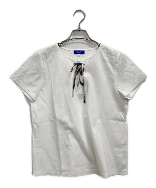 BLUE LABEL CRESTBRIDGE（ブルーレーベルクレストブリッジ）BLUE LABEL CRESTBRIDGE (ブルーレーベルクレストブリッジ) Tシャツ ホワイト サイズ:38 未使用品の古着・服飾アイテム