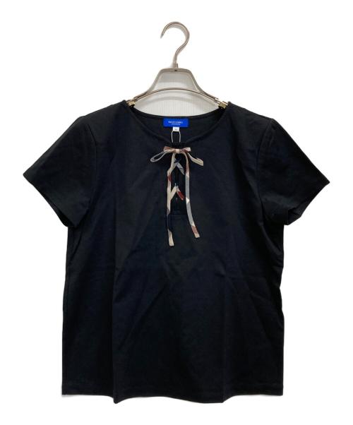 BLUE LABEL CRESTBRIDGE（ブルーレーベルクレストブリッジ）BLUE LABEL CRESTBRIDGE (ブルーレーベルクレストブリッジ) Tシャツ ブラック サイズ:38 未使用品の古着・服飾アイテム
