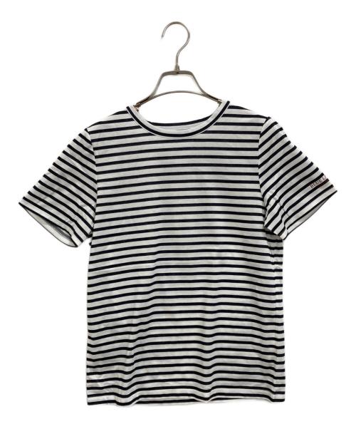 BLUE LABEL CRESTBRIDGE（ブルーレーベルクレストブリッジ）BLUE LABEL CRESTBRIDGE (ブルーレーベルクレストブリッジ) ワンピース ホワイト×ネイビー サイズ:36 未使用品の古着・服飾アイテム