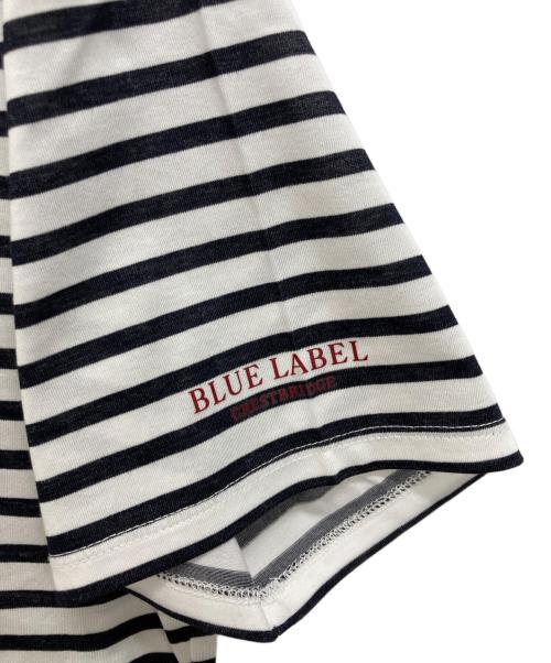 BLUE LABEL CRESTBRIDGE（ブルーレーベルクレストブリッジ）BLUE LABEL CRESTBRIDGE (ブルーレーベルクレストブリッジ) ワンピース ホワイト×ネイビー サイズ:36 未使用品の古着・服飾アイテム