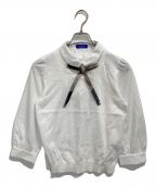 BLUE LABEL CRESTBRIDGEブルーレーベルクレストブリッジ）の古着「ニット」｜ホワイト