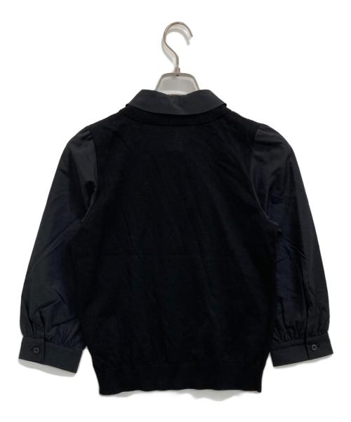 BLUE LABEL CRESTBRIDGE（ブルーレーベルクレストブリッジ）BLUE LABEL CRESTBRIDGE (ブルーレーベルクレストブリッジ) ニット ブラック サイズ:38 未使用品の古着・服飾アイテム