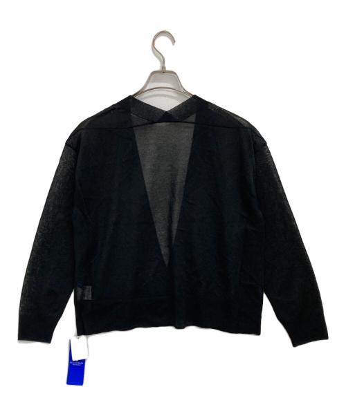 BLUE LABEL CRESTBRIDGE（ブルーレーベルクレストブリッジ）BLUE LABEL CRESTBRIDGE (ブルーレーベルクレストブリッジ) カーディガン ブラック サイズ:38 未使用品の古着・服飾アイテム
