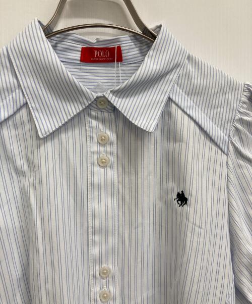 POLO BCS（ポロ・ビーシーエス）POLO BCS (ポロ・ビーシーエス) dazzlin (ダズリン) ヘムレイヤードシャツワンピース スカイブルー サイズ:S 未使用品の古着・服飾アイテム