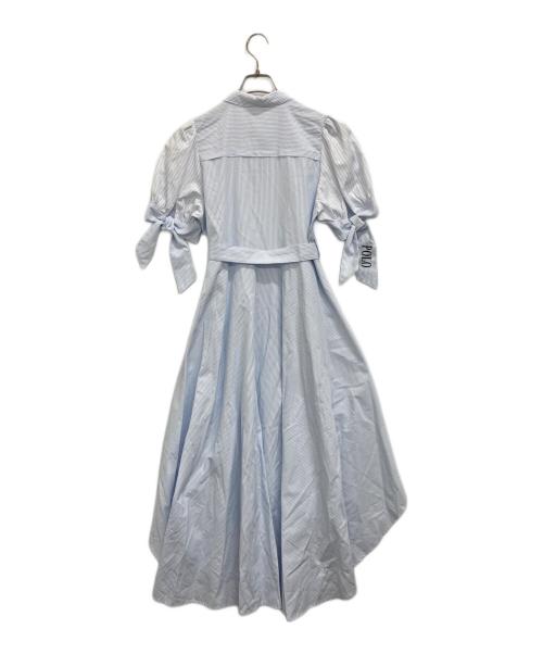 POLO BCS（ポロ・ビーシーエス）POLO BCS (ポロ・ビーシーエス) dazzlin (ダズリン) ヘムレイヤードシャツワンピース スカイブルー サイズ:S 未使用品の古着・服飾アイテム