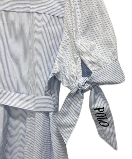 POLO BCS（ポロ・ビーシーエス）POLO BCS (ポロ・ビーシーエス) dazzlin (ダズリン) ヘムレイヤードシャツワンピース スカイブルー サイズ:S 未使用品の古着・服飾アイテム