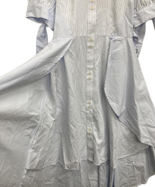 POLO BCS（ポロ・ビーシーエス）POLO BCS (ポロ・ビーシーエス) dazzlin (ダズリン) ヘムレイヤードシャツワンピース スカイブルー サイズ:S 未使用品の古着・服飾アイテム