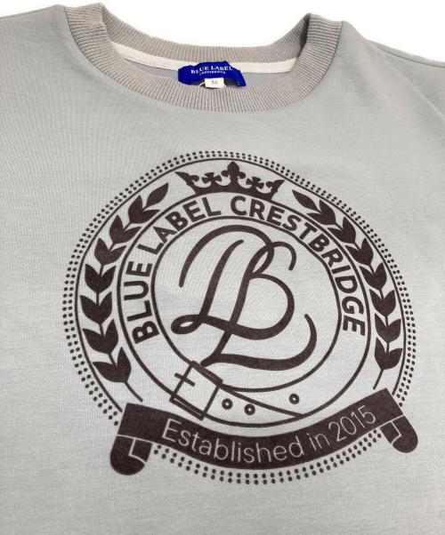 BLUE LABEL CRESTBRIDGE（ブルーレーベルクレストブリッジ）BLUE LABEL CRESTBRIDGE (ブルーレーベルクレストブリッジ) スウェット スカイブルー サイズ:38 未使用品の古着・服飾アイテム
