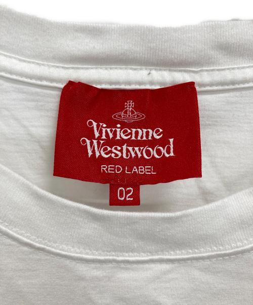 Vivienne Westwood RED LABEL（ヴィヴィアンウエストウッドレッドレーベル）Vivienne Westwood RED LABEL (ヴィヴィアンウエストウッドレッドレーベル) ペインティング バニーTシャツ ホワイト サイズ:2の古着・服飾アイテム