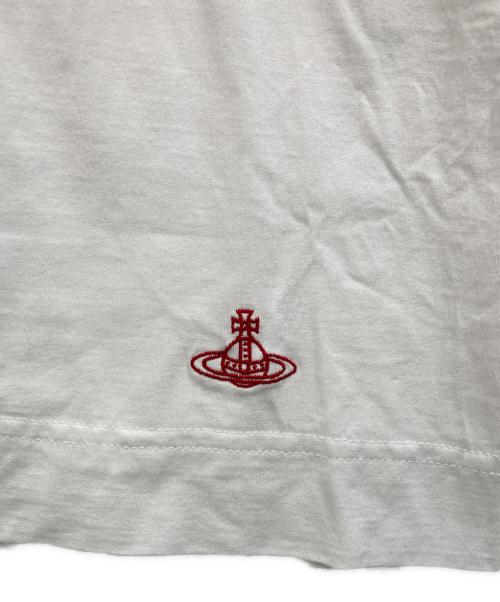 Vivienne Westwood RED LABEL（ヴィヴィアンウエストウッドレッドレーベル）Vivienne Westwood RED LABEL (ヴィヴィアンウエストウッドレッドレーベル) ペインティング バニーTシャツ ホワイト サイズ:2の古着・服飾アイテム
