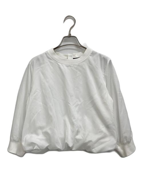 BLUE LABEL CRESTBRIDGE（ブルーレーベルクレストブリッジ）BLUE LABEL CRESTBRIDGE (ブルーレーベルクレストブリッジ) カットソー ホワイト サイズ:38の古着・服飾アイテム