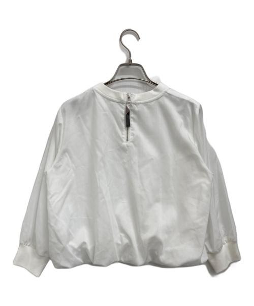 BLUE LABEL CRESTBRIDGE（ブルーレーベルクレストブリッジ）BLUE LABEL CRESTBRIDGE (ブルーレーベルクレストブリッジ) カットソー ホワイト サイズ:38の古着・服飾アイテム