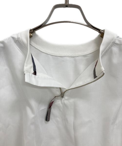 BLUE LABEL CRESTBRIDGE（ブルーレーベルクレストブリッジ）BLUE LABEL CRESTBRIDGE (ブルーレーベルクレストブリッジ) カットソー ホワイト サイズ:38の古着・服飾アイテム