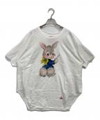 Vivienne Westwood RED LABELヴィヴィアンウエストウッドレッドレーベル）の古着「ペインティングバニーTシャツ」｜ホワイト