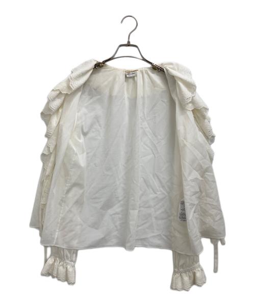 Saint Laurent Paris（サンローランパリ）Saint Laurent Paris (サンローランパリ) ブラウス ホワイト サイズ:36の古着・服飾アイテム