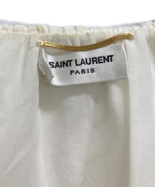 Saint Laurent Paris（サンローランパリ）Saint Laurent Paris (サンローランパリ) ブラウス ホワイト サイズ:36の古着・服飾アイテム