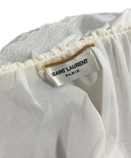 Saint Laurent Paris（サンローランパリ）Saint Laurent Paris (サンローランパリ) ブラウス ホワイト サイズ:36の古着・服飾アイテム