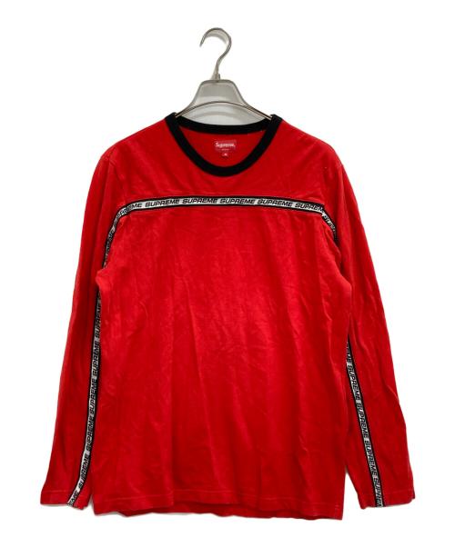 SUPREME（シュプリーム）Supreme (シュプリーム) ロングスリーブカットソー レッド サイズ:Mの古着・服飾アイテム