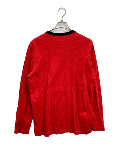 SUPREME（シュプリーム）Supreme (シュプリーム) ロングスリーブカットソー レッド サイズ:Mの古着・服飾アイテム
