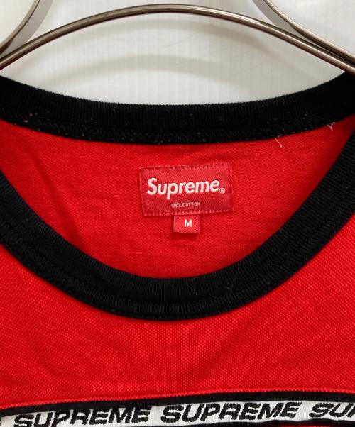 SUPREME（シュプリーム）Supreme (シュプリーム) ロングスリーブカットソー レッド サイズ:Mの古着・服飾アイテム