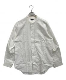 ISSEY MIYAKE（イッセイミヤケ）の古着「Stand Collar Wide Shirt」｜ホワイト