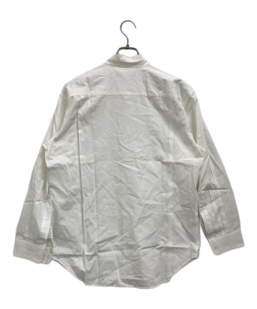 ISSEY MIYAKE（イッセイミヤケ）ISSEY MIYAKE (イッセイミヤケ) Stand Collar Wide Shirt ホワイト サイズ:2の古着・服飾アイテム