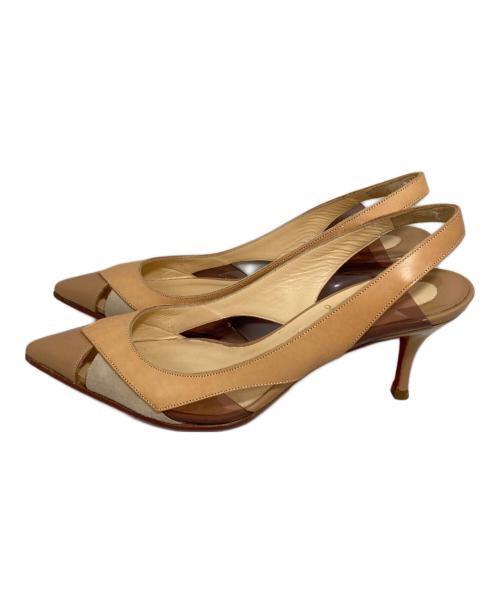 Christian Louboutin（クリスチャン・ルブタン）Christian Louboutin (クリスチャン・ルブタン) パンプス ブラウン サイズ:36の古着・服飾アイテム