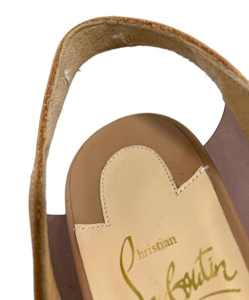 Christian Louboutin（クリスチャン・ルブタン）Christian Louboutin (クリスチャン・ルブタン) パンプス ブラウン サイズ:36の古着・服飾アイテム