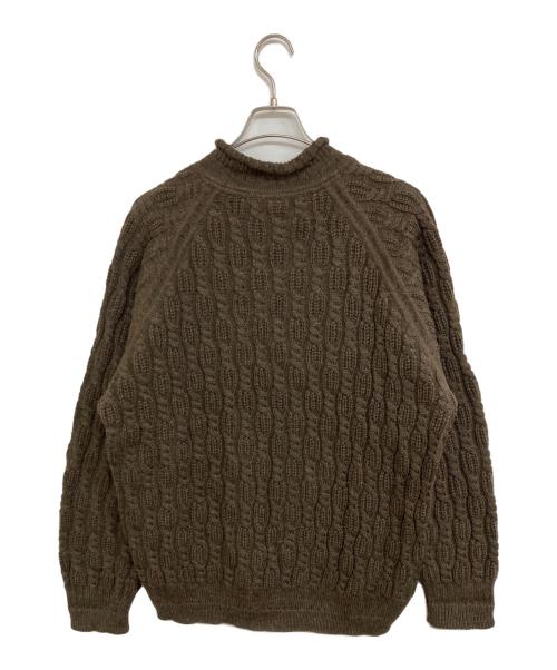 DRIES VAN NOTEN（ドリスヴァンノッテン）DRIES VAN NOTEN (ドリスヴァンノッテン) タートルネックニット ブラウン サイズ:48の古着・服飾アイテム