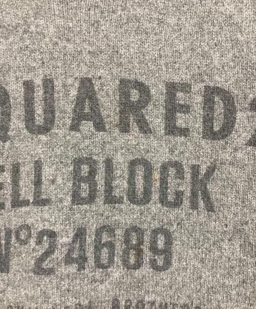 DSQUARED2（ディースクエアード）DSQUARED2 (ディースクエアード) アルパカ混ニット グレー サイズ:Sの古着・服飾アイテム